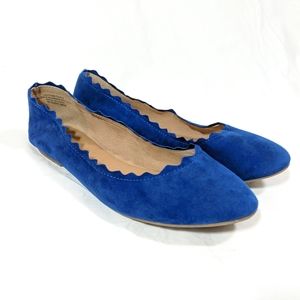 violet & red brand flats